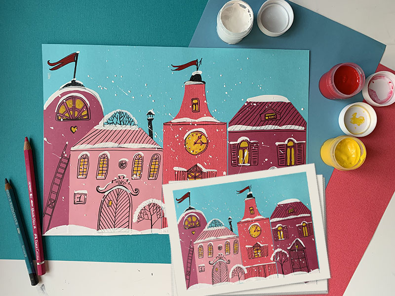 Почта России превратит детские рисунки в новогодние открытки